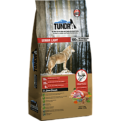 Tundra Senior Light - Пуйка, патица и сьомга - храна за застаряващи кучета