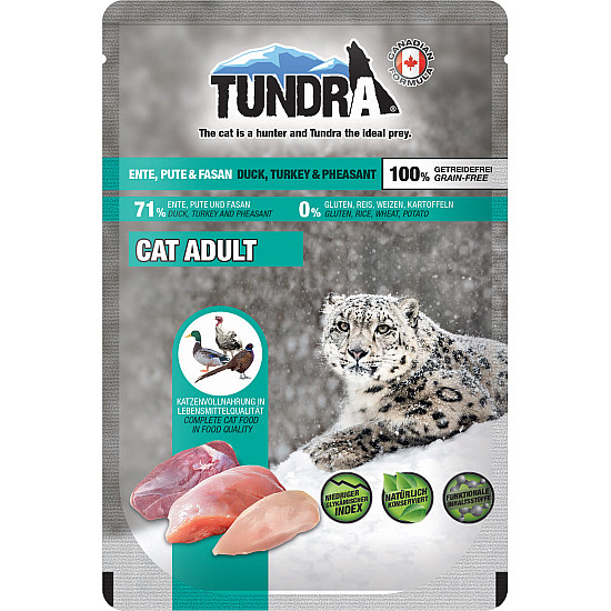 Tundra Grain Free  Duck,Turkey and Pheasant- Пауч за котка с патица,пуйка и фазан 0.85 грама