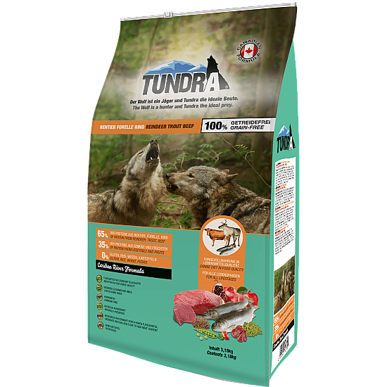 Tundra Reindeer Trout and Beef- храна за кучета с елен, пъстърва и говеждо