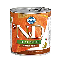 N&D Pumpkin Dog Venison & Pumpkin 285g - Консерва за кучета с еленско и тиква
