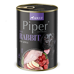 Piper Adult Dog Rabbit with Apples - Консерва за кучета със заешко и ябълки