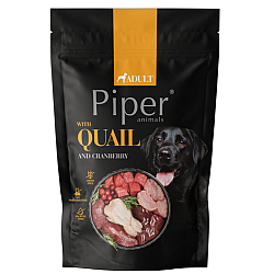 Piper Adult Dog Quail and Cranberry - Пауч за кучета с пъдпъдък и боровинки - 500 гр