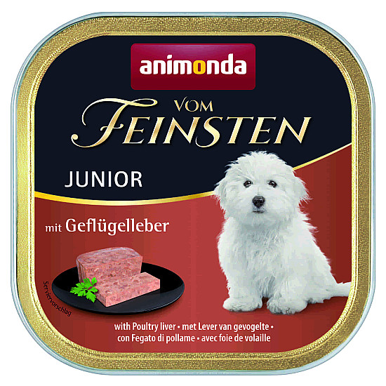 Vom Feinsten Junior Chicken Liver - Пастет за малки кучета с пиле и дроб - 150 гр