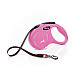 Flexi New Classic Pink Tape - Автоматичен повод за куче, лента, розов