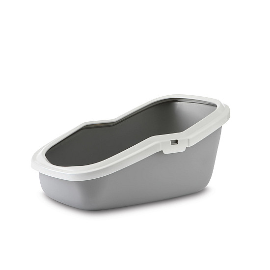 Savic Aseo - Открита котешка тоалетна - сива