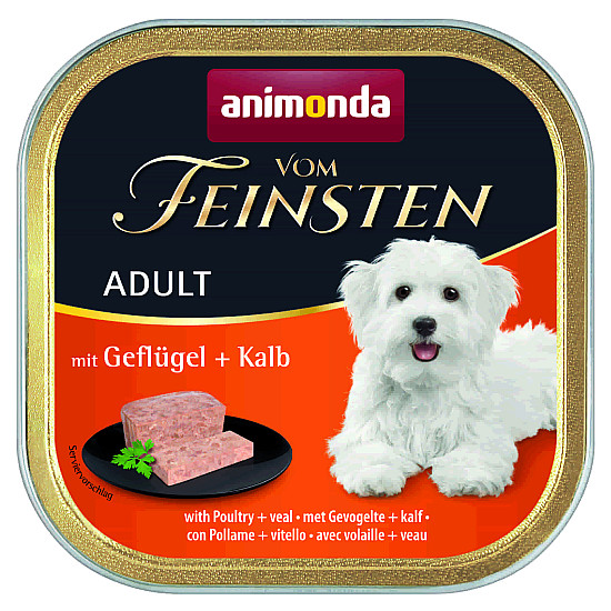 Vom Feinsten Classic Chicken and Veal - Пастет за кучета с пилешко и телешко месо - 150 гр
