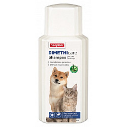 Beaphar Dimethicare - Противопаразитен шампоан за кучета и котки - 200мл