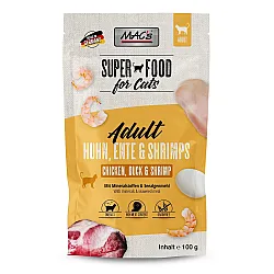 Mac's Cat Adult Chicken, Duck and Shrimp - Пауч за котки с пиле, патица, скариди и водорасли