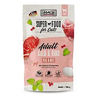Mac's Cat Adult Veal and Beef - Пауч за котки с говеждо, червени боровинки и котешка трева