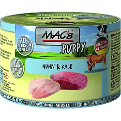 Mac’s Puppy with Chicken and Beef - Консерва за подрастващи кучета с пилешко месо и говеждо
