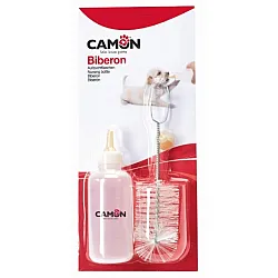 Биберон за хранене на бебе котенце или кученце марка Camon - 115 мл