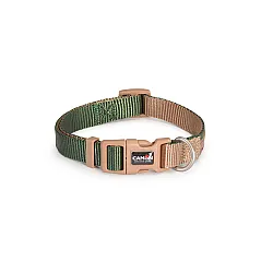 Camon Нашийник за куче - Double Premium green / ecru