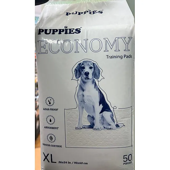 Хигиенни подложки Puppies Economy - 50 броя
