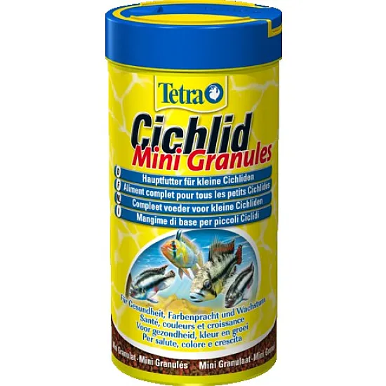 Tetra Cichlid Mini Granules - Храна за цихлиди мини гранули - 250мл