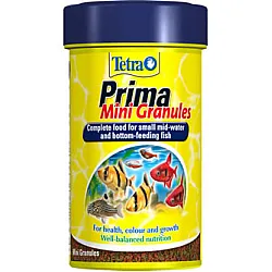 Tetra Prima Mini Granules - Храна за тропически рибки мини гранули - 100мл