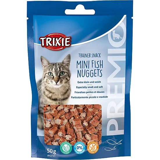 Trixie Premio Snack Mini - Лакомство за котки с риба тон, пиле и катнип - 50 гр