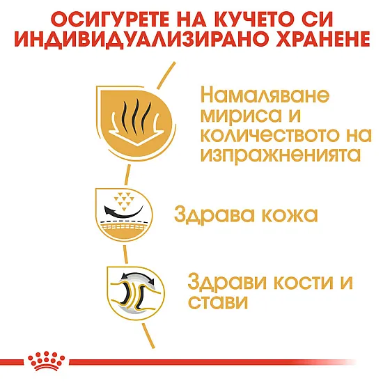 Royal Canin Bulldog Adult - суха храна за кучета порода булдог в зряла възраст над 12 месеца