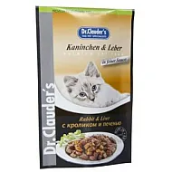 Dr.Clauder`s Dr.Clauder s premium pouches- заек, черен дроб, сос 100 gr