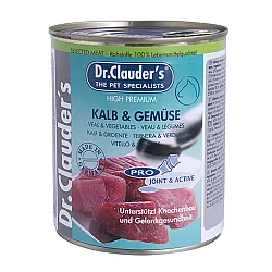 Dr Clauder's Dog Beef and Vegetables Joint and Active - Консерва с говеждо и зеленчуци за кучета със ставни проблеми