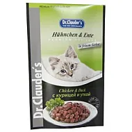 Dr.Clauder`s Dr.Clauder s premium pouches- пиле, патица, желе 100 gr