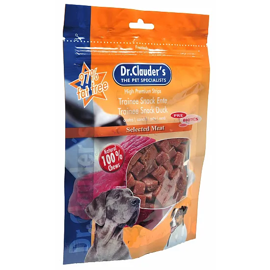 Dr.Clauder`s Snack -кубчета от патешки гърди 80 гр/pre biotik/