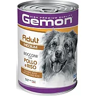 Gemon Dog Adult Chunks with Chicken and Rice - Хапки за кучета с пиле и ориз