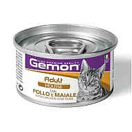 Gemon Cat Adult Mousse Chicken and Pork - Мус за котки с пиле и свинско
