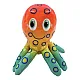 KONG Shieldz Octopus - Мека играчка за куче с ултра издръжливо покритие