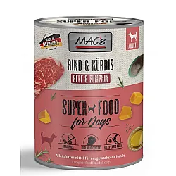 Mac’s Dog Beef and Pumpkin - Консерва за куче с говеждо, тиква и розмарин