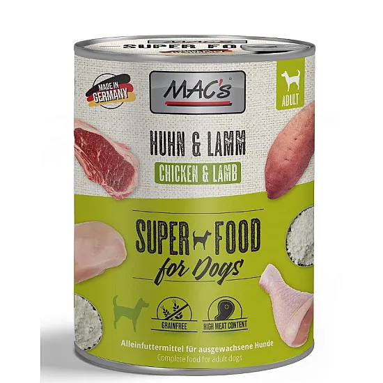 Mac’s Dog Chicken and Lamb - Консерва за куче с пилешко, агнешко и сладък картоф