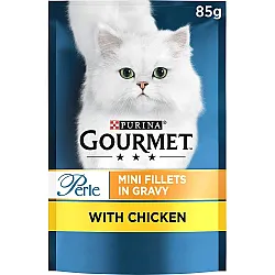 Purina Gourmet Perle Adult Cat Chicken - Пауч за котки с пиле - 85гр