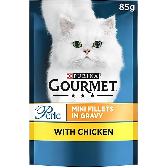 Purina Gourmet Perle Adult Cat Chicken - Пауч за котки с пиле - 85гр