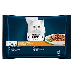 Purina Gourmet Perle Adult Cat - Паучове за котки - 4х85гр