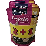 Vitakraft Poesie Chicken - Пауч за котки с пилешко филе - промокомплект 3 бр