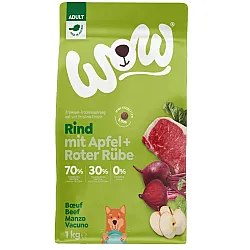 Wow Dog Adult Beef - Суха храна за кучета с говеждо, ябълка и цвекло