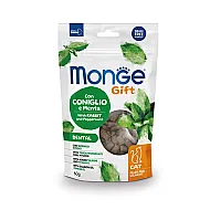 Monge Gift Dental - Лакомство за котки със заешко и мента - 60г