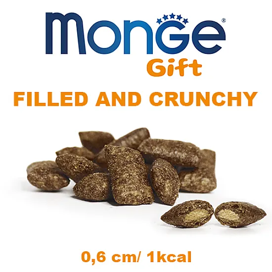 Monge Gift Crunchy Skin - Лакомство за котки треска и алое - 60г