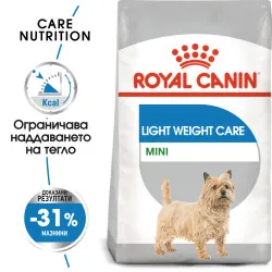 Royal Canin Ccn Light Weight Care Mini - Пълноценна суха храна за кучета от дребни породи над 10 месеца за наднормено тегло