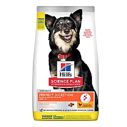 Hill’s Perfect Digestion Small & Mini Adult - с пилешко и кафяв ориз