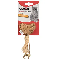 Camon Играчка за котка сърце с звънче и катнип
