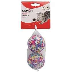 Camon Плетена топка от прежда за коте 2бр 