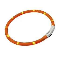 Ferplast Night Over - Светещ нашийник за кучета с USB