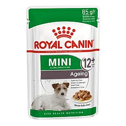 Royal Canin Mini Adult Ageing 12+ - Паучове за възрастни кучета от дребни породи - 12х85г
