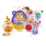 Подаръчно яйце за коте с играчка и вкусно лакомство