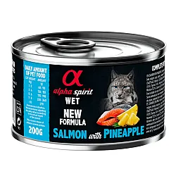 Alpha Spirit Cat Salmon and Pineapple - Консерва за котки със сьомга и ананас - 200гр