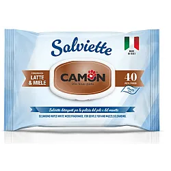 Camon - Мокри кърпички за куче и коте с мед и мляко