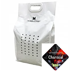 Weelitter Charcoal - Натурална биоразградима соева котешка тоалетна с аромат на активен въглен