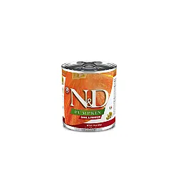 N&D  Pumpkin Dog Quail & Pumpkin 285g-Консерва за кучета  с пъдпъдък и тиква
