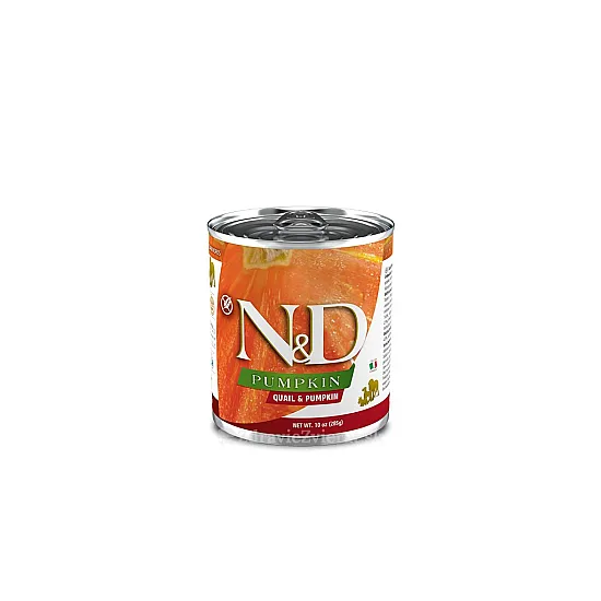 N&D  Pumpkin Dog Quail & Pumpkin 285g-Консерва за кучета  с пъдпъдък и тиква