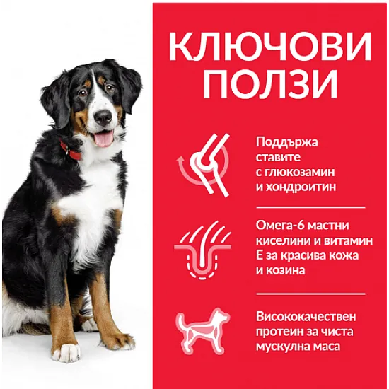Hill’s Adult Large Breed with Lamb and Rice - с агнешко и ориз - 14 кг